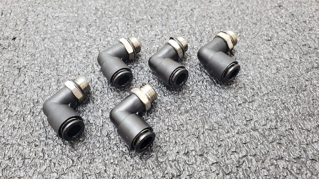 5x SMC KAL08-U02 Antistat One-Touch Fittings 8mm Applicable Tubing 1/4" Thread