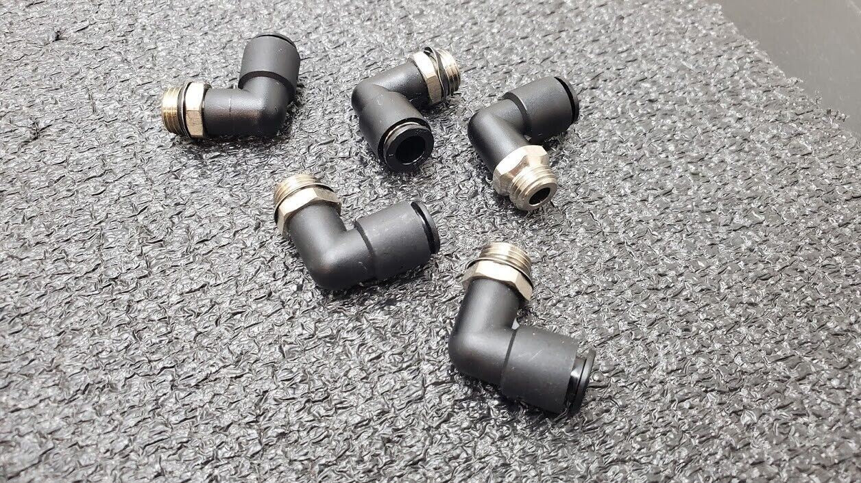 5x SMC KAL08-U02 Antistat One-Touch Fittings 8mm Applicable Tubing 1/4" Thread