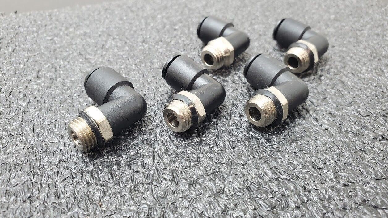 5x SMC KAL08-U02 Antistat One-Touch Fittings 8mm Applicable Tubing 1/4" Thread