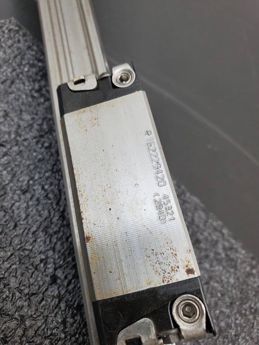 Rexroth 700mm Linear Guide 1 Rail 2 SNS Ball Bearing Blocks Excellent Condition