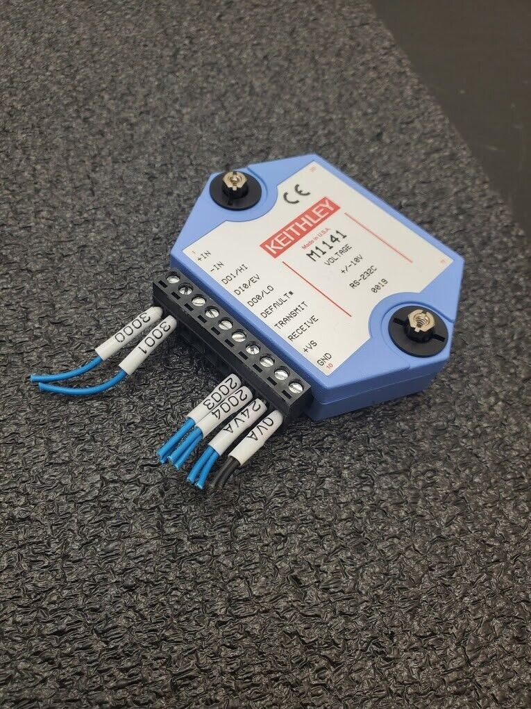 Keithley M1141 Analog +/- 10V  Input Module Serial RS232 Output Stackable Units