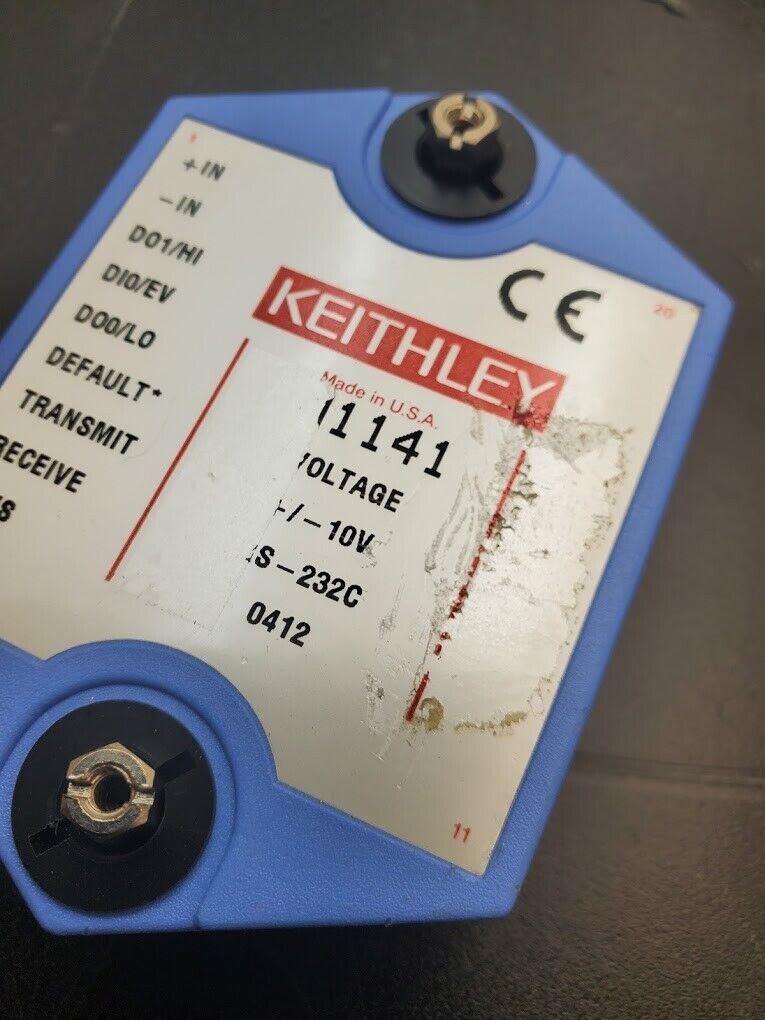 Keithley M1141 Analog +/- 10V  Input Module Serial RS232 Output Stackable Units