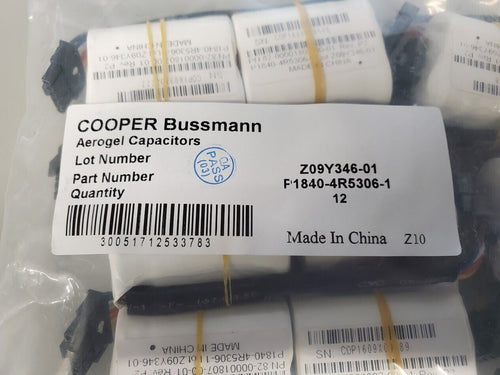 12 Eaton Cooper Bussmann Aerogel SuperCapacitor P1840-4R5306-1 SUPERCAP 30F 4.5V