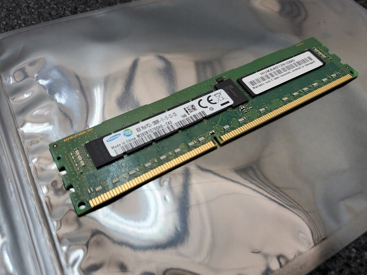 Samsung 8GB 1Rx4 PC3-12800R DDR3 ECC Server Memory RAM M393B1G70QH0-CK0 Tested