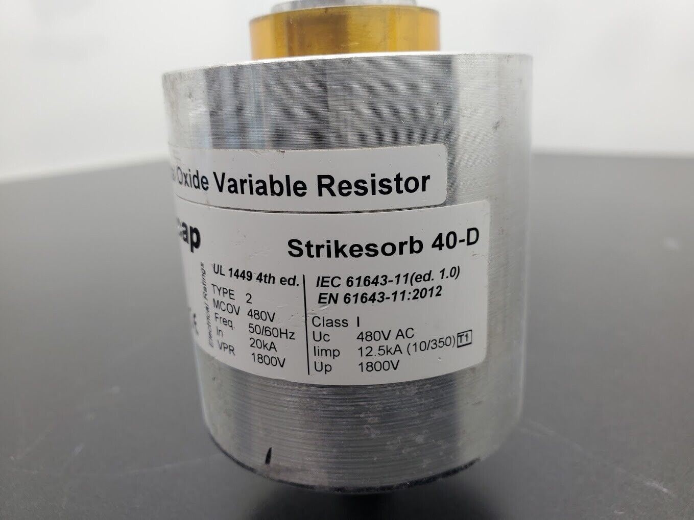 Raycap STRIKESORB 40-D Surge Lightning Suppressor MOV Metal Oxide Varistor 480V