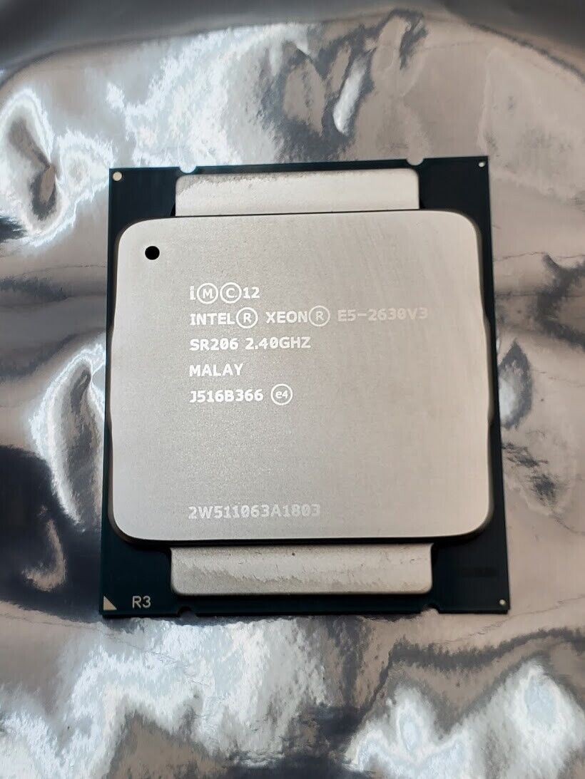 Intel Xeon E5-2630V3 SR206  2.40GHz 20MB 8-Core CPU LGA 2011 Working Pull