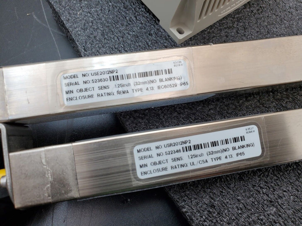 Banner Light Curtain Pair + Controller USDINT-1T2 20" USE2012NP2 USR2012NP2