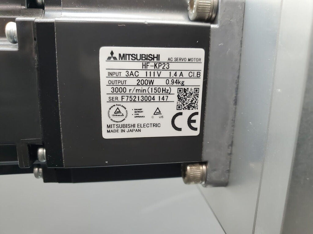 Mitsubishi 200W Servo Adjustable Width Control System HF-KP23 + MR-J3-20A