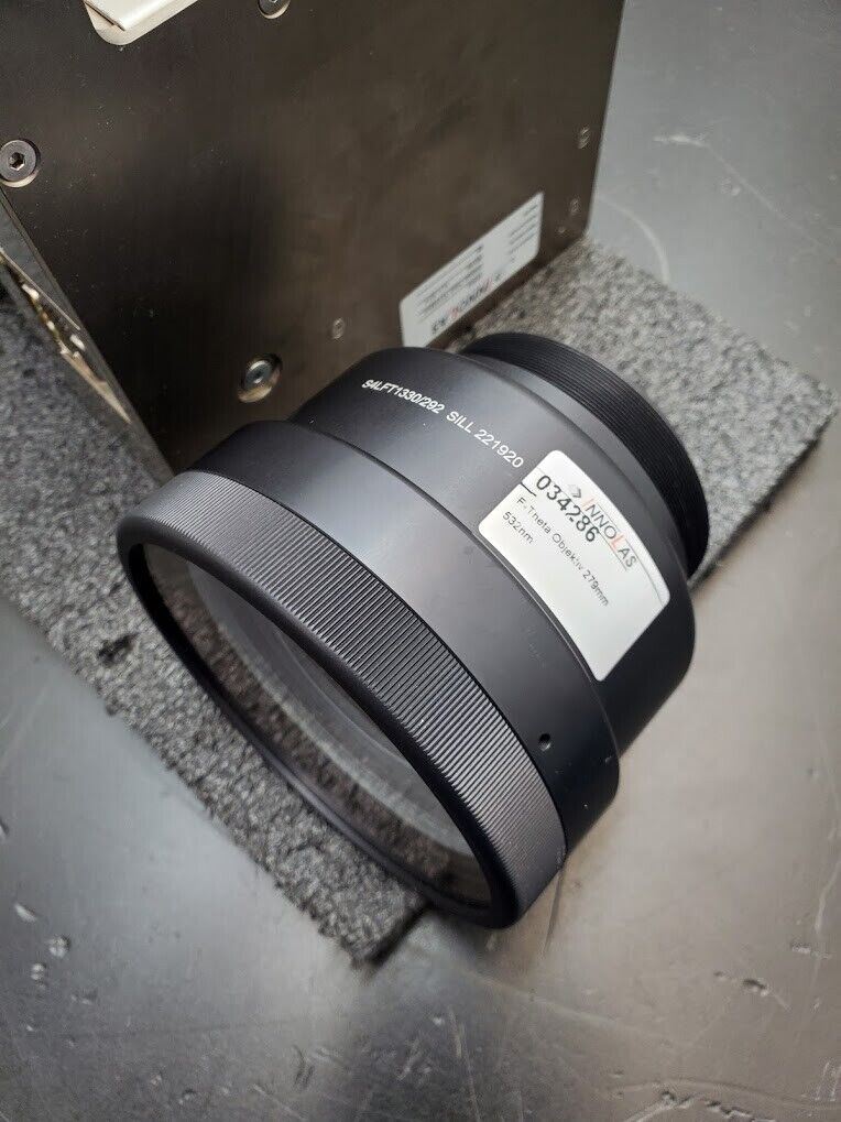 Scanlab dynAXIS de M Dual Axis Laser Galvo Head F-Theta 279mm Objective 532nm B