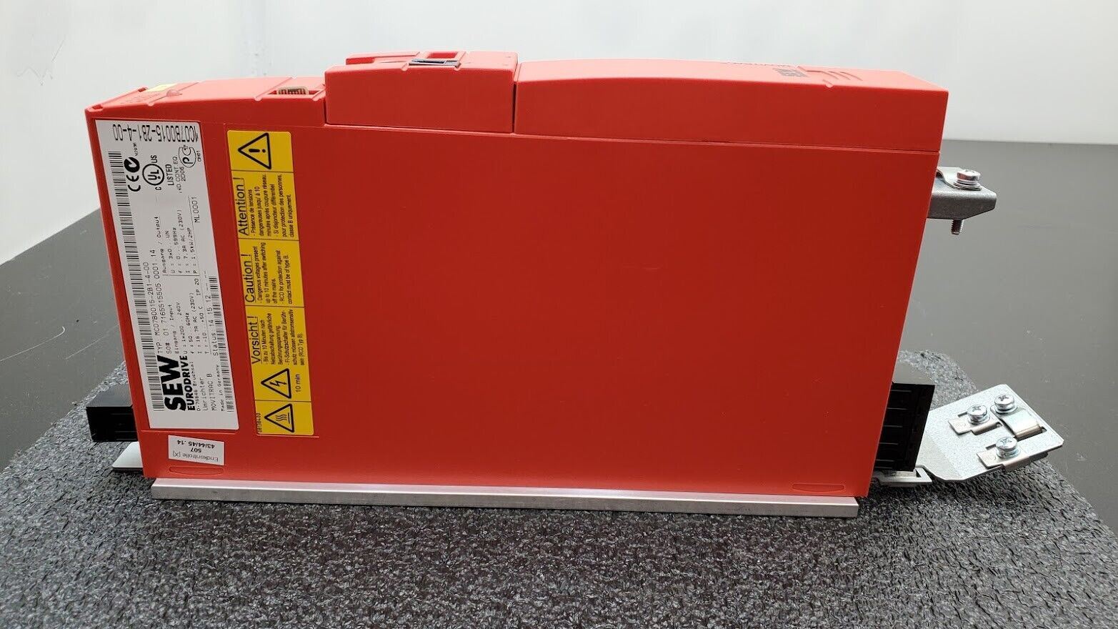 SEW EURODRIVE B Series MC07B0015-2B1-4-00 1.5kW / 2.0HP AC 7.3A