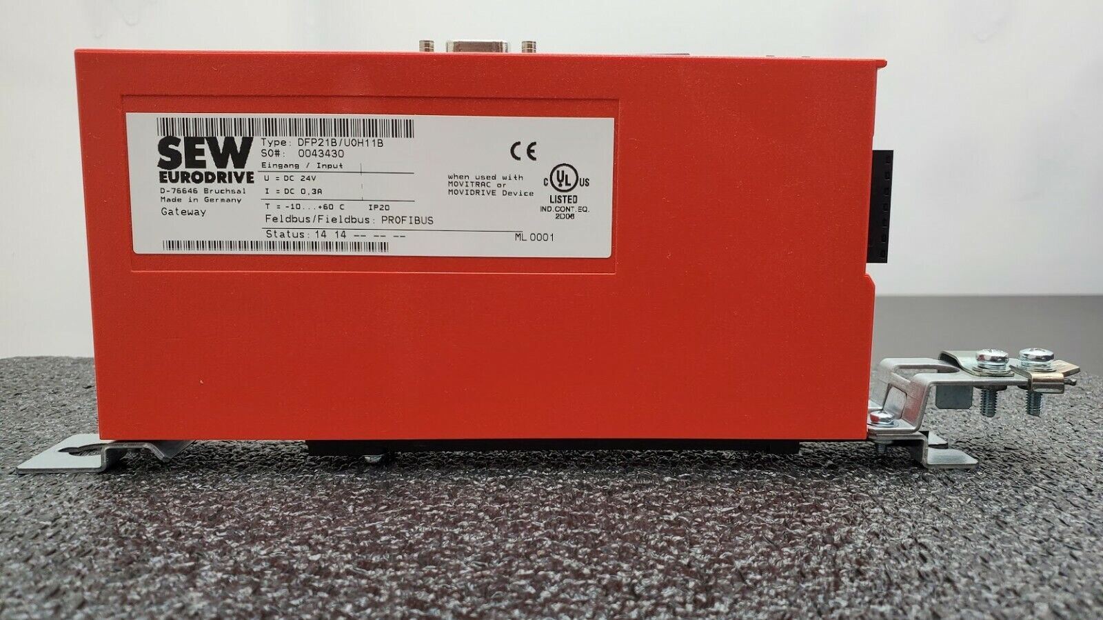 SEW EURODRIVE DFP21B/U0H11B Profibus Gateway Drive 24 VDC MOVITRAC MOVIDRIVE