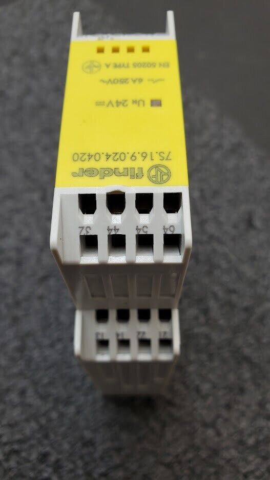 Finder DIN Rail Mount 6A 250V EN 50205 Type A Relay 7s.16.9.024.0420