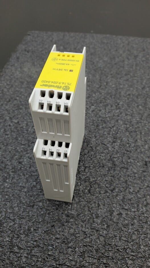 Finder DIN Rail Mount 6A 250V EN 50205 Type A Relay 7s.16.9.024.0420