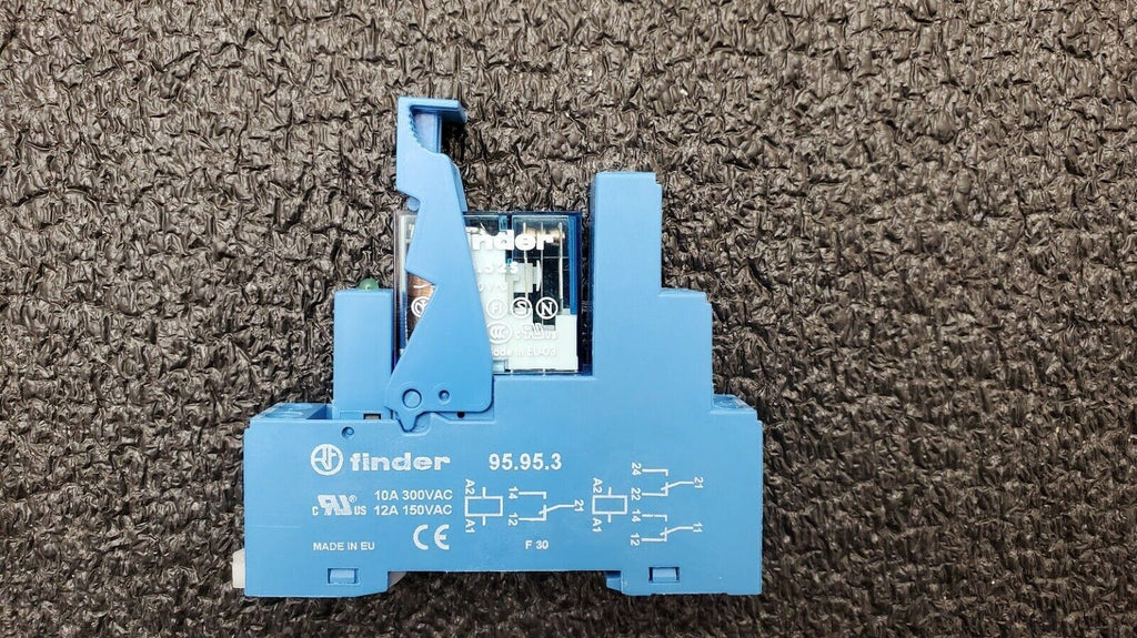 Finder 95.95.3 Socket 10A 300V 40.52S Relay 99.80.9.024.99 Diode Module 24V Coil