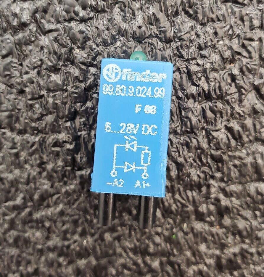 Finder 95.95.3 Socket 10A 300V 40.52S Relay 99.80.9.024.99 Diode Module 24V Coil