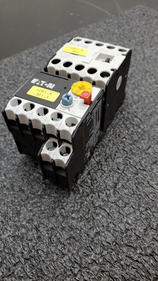 EATON DIL EEM-01-G XTMC6A01 Power Contactor w/ ZE-4 XTOM004AC1 Overload Relay