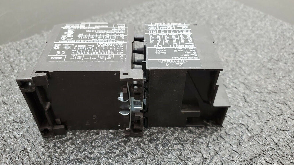EATON DIL EEM-01-G XTMC6A01 Power Contactor w/ ZE-4 XTOM004AC1 Overload Relay