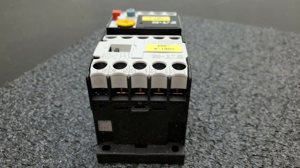 EATON DIL EEM-01-G XTMC6A01 Power Contactor w/ ZE-4 XTOM004AC1 Overload Relay
