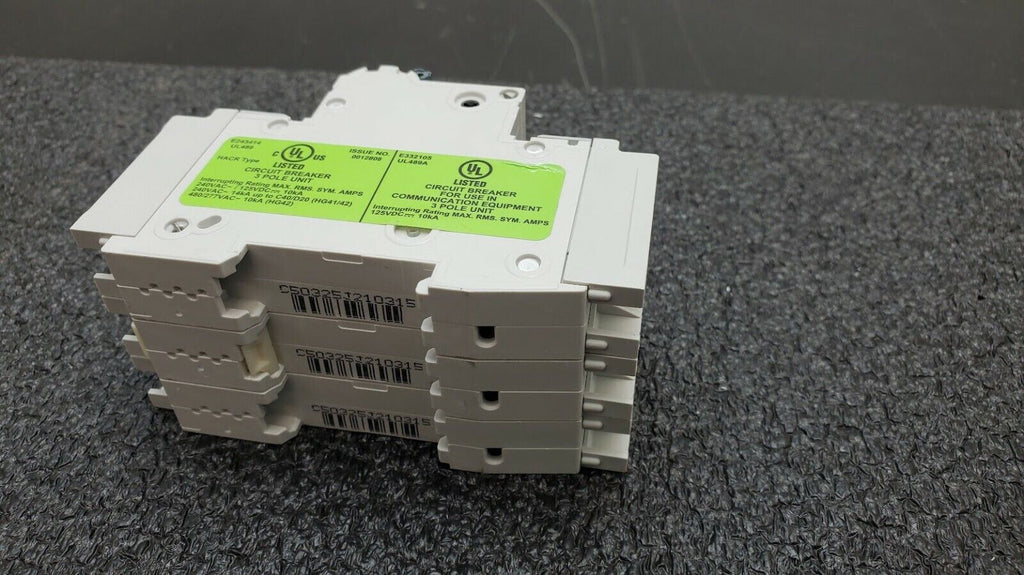 SIEMENS 5SJ4350-7HG41 Circuit Breaker 5SJ43, 50A, 240 V, 50/60Hz Type HSJ 3-Pole