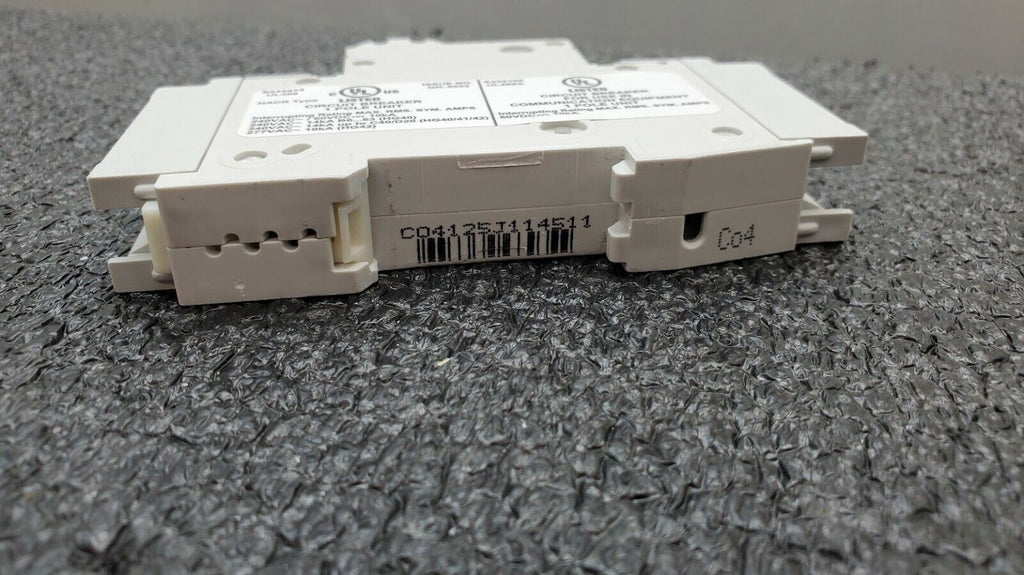 SIEMENS 5SJ4104-7HG41 Circuit Breaker 5SJ41, 4A, 240 V, 50/60Hz Type HSJ 1-Pole
