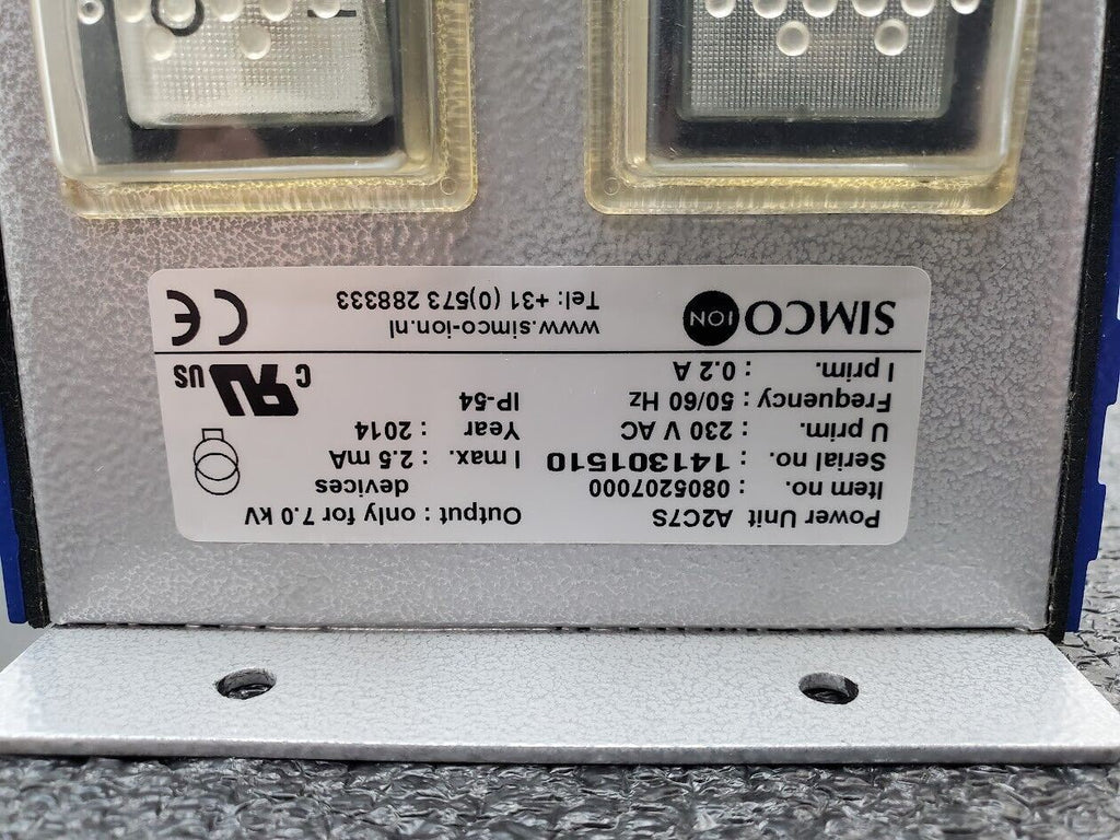 Simco A2C7S MEB 7kV 9" Antistatic Bar Static Neutralizing Ionizing System 220VAC