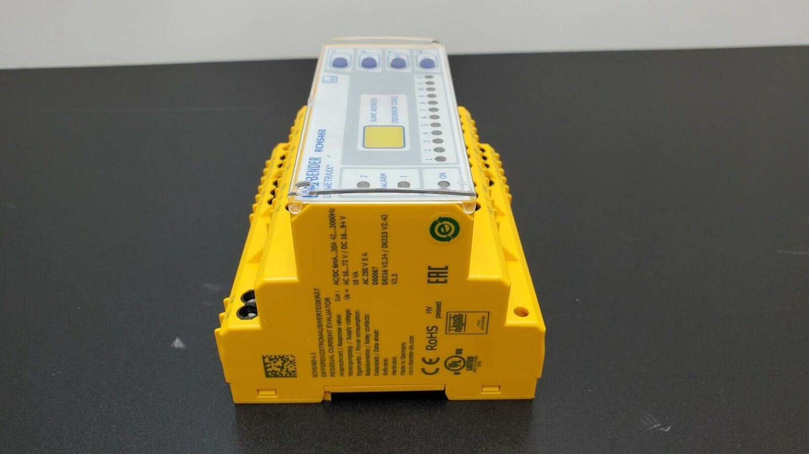 BENDER LINETRAXX RCMS460-L-1 Residual Current Evaluator RCMS460 DIN Rail