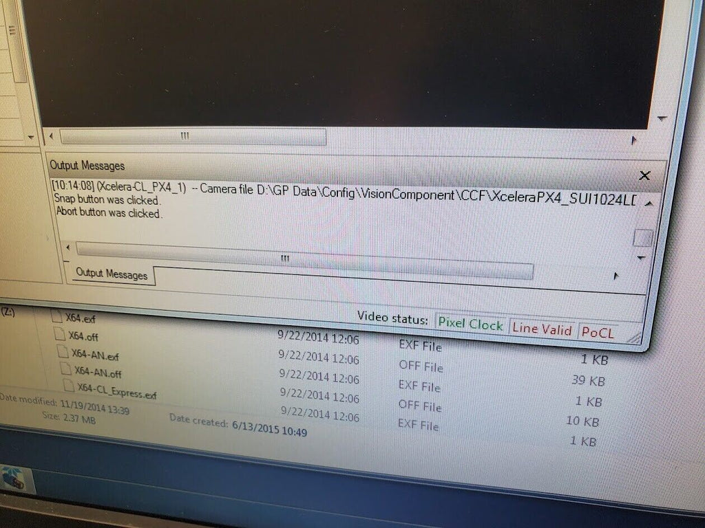 Polytec Goodrich SUI LDH Siemens IPC647D LineScan Camera Inspection System