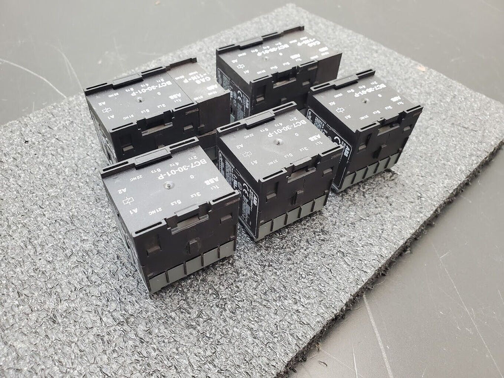 ASEA BROWN BOVERI ABB Contactor BC7-30-01-P BC73001P05 16A 600VAC 3PH Lot of 5