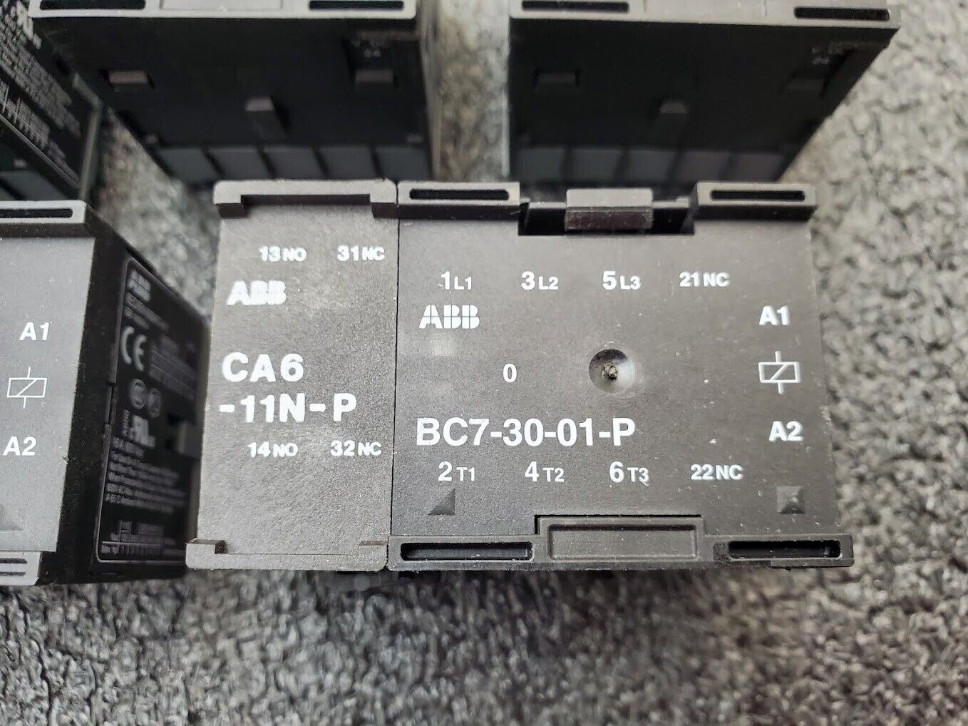 ASEA BROWN BOVERI ABB Contactor BC7-30-01-P BC73001P05 16A 600VAC 3PH Lot of 5