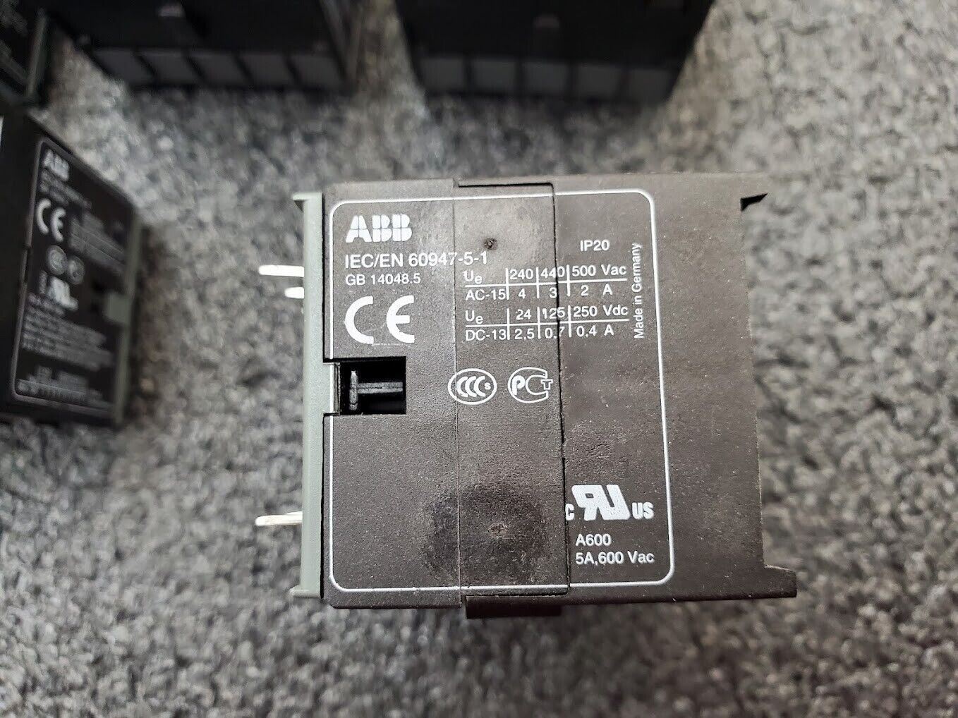 ASEA BROWN BOVERI ABB Contactor BC7-30-01-P BC73001P05 16A 600VAC 3PH Lot of 5