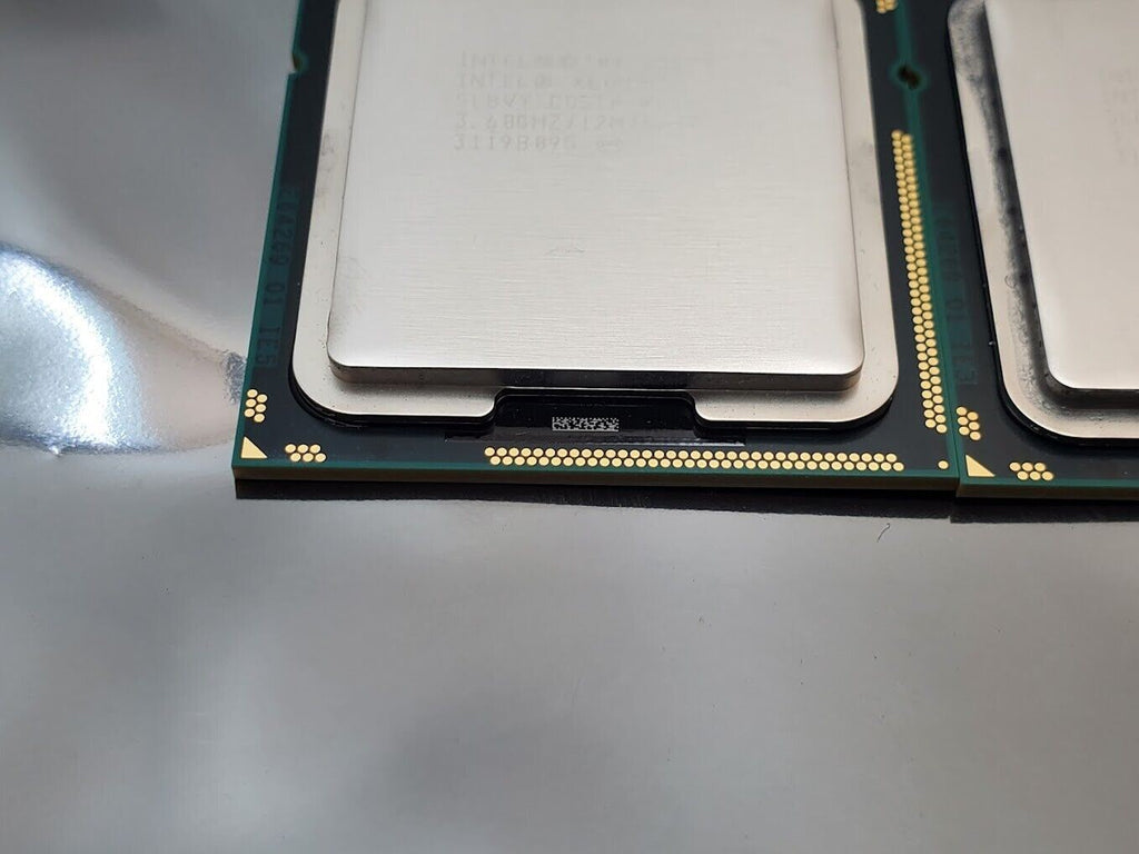 Matching pair Intel Xeon X5687 CPU 4-Core 3.6 GHz 12M SLBVY LGA 1366 Processor