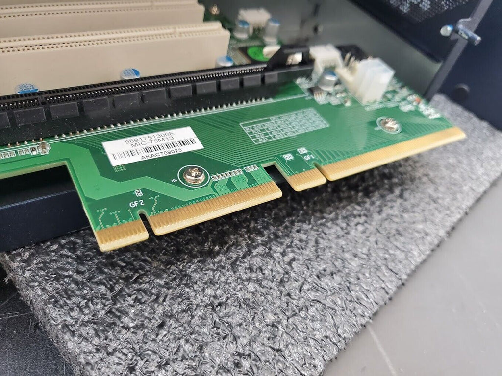 Lot of 2 Advantech 4-slot expansion i-Module with 1 PCIe x16, 3 PCI MIC-75M13