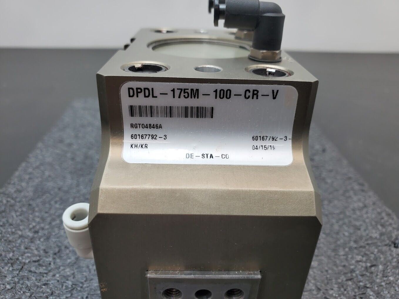 Robohand DESTACO Dover DPDL-175M-100-CR-V Parallel Pneumatic 2-Jaw Gripper