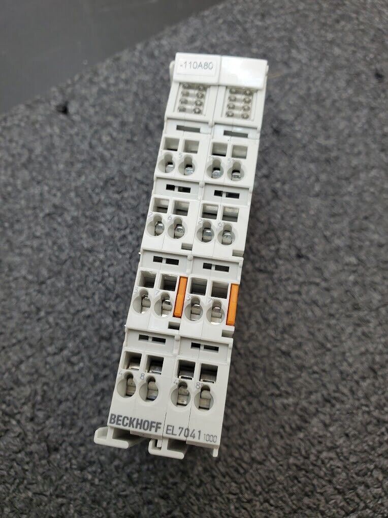 Beckhoff EL7041 Stepper Motor Terminal 50VDC 5 A w/ Incremental Encoder
