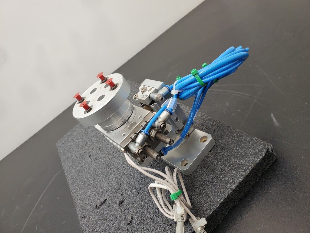 SMC Pnuematic Pick Lift Rotate Place Wafer Handling 180 Degree Rotary Robot