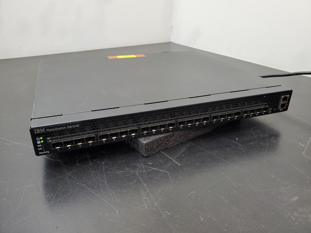 IBM G8124-E Blade RackSwitch 24 Port 10GbE SFP+ Ethernet Switch Layer 3 10Gb