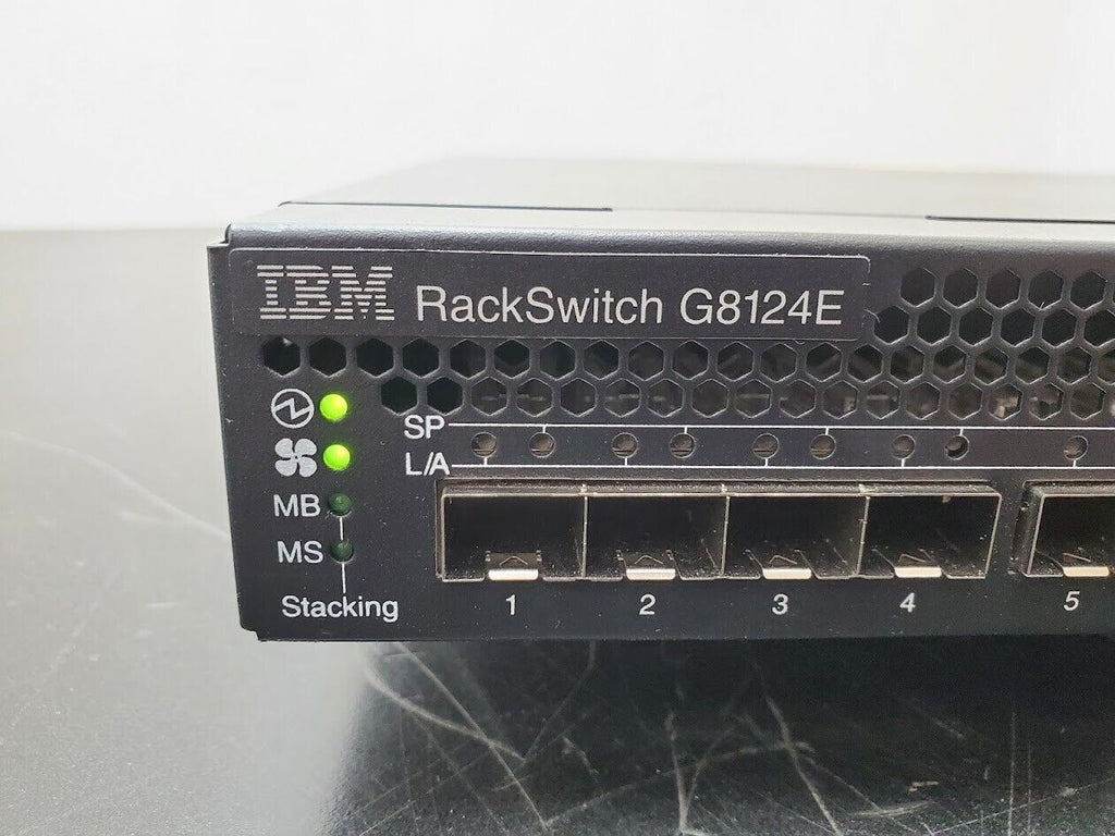 IBM G8124-E Blade RackSwitch 24 Port 10GbE SFP+ Ethernet Switch Layer 3 10Gb