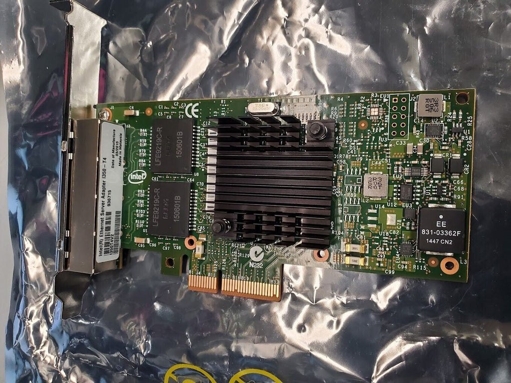 Intel I350T4V2 I350-T4 Gigabit 4-Port Ethernet Server Adapter Full Bracket