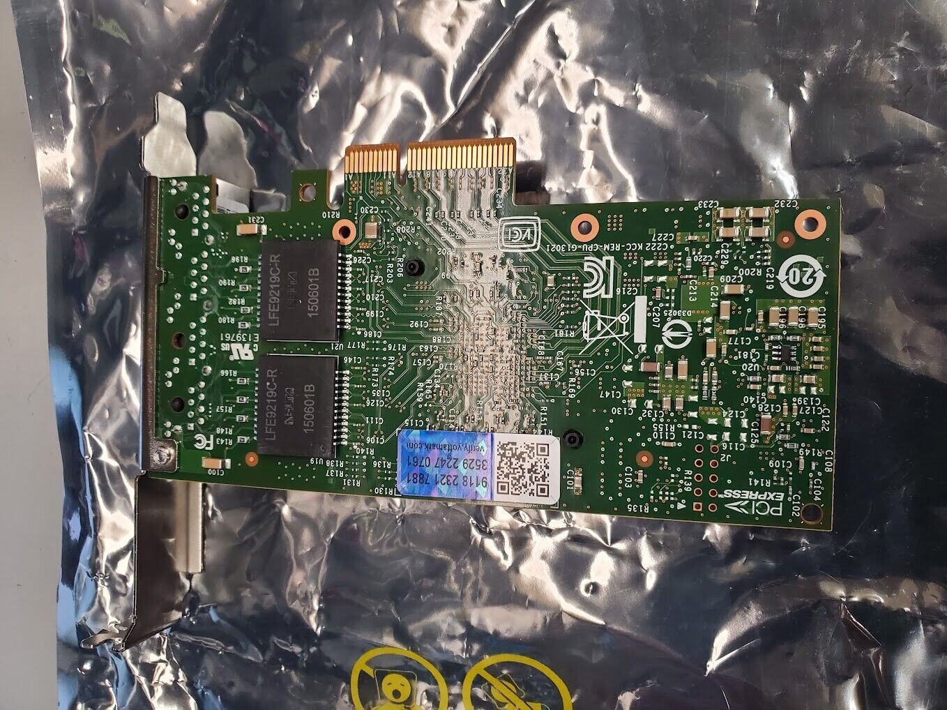 Intel I350T4V2 I350-T4 Gigabit 4-Port Ethernet Server Adapter Full Bracket