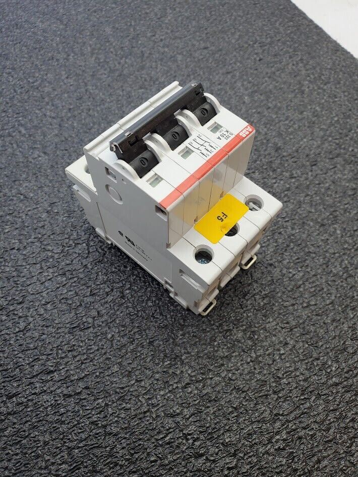 ABB S223 K10A 10 Amp 3 Pole Circuit Breaker S 223 K 10 A S223K10A E76126 3 Phase