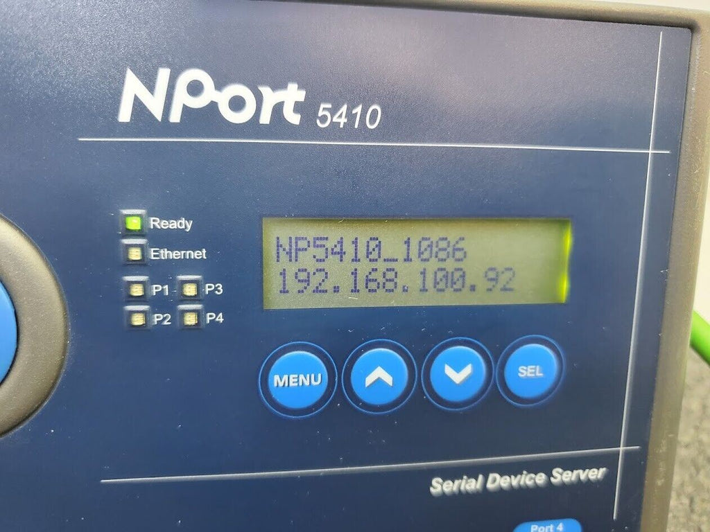 MOXA NPort 5410 4 Ports RS-232 Serial Device Server 10/100 Ethernet 12-48VDC