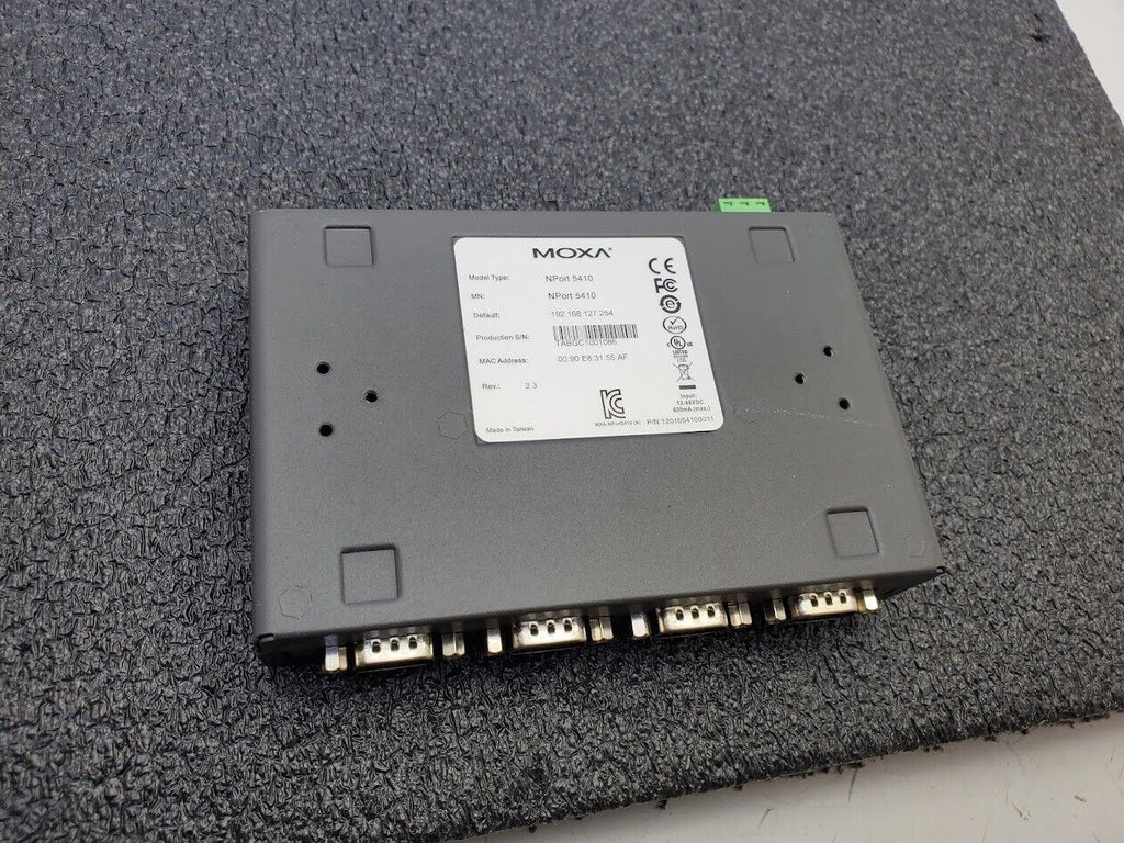 MOXA NPort 5410 4 Ports RS-232 Serial Device Server 10/100 Ethernet 12-48VDC