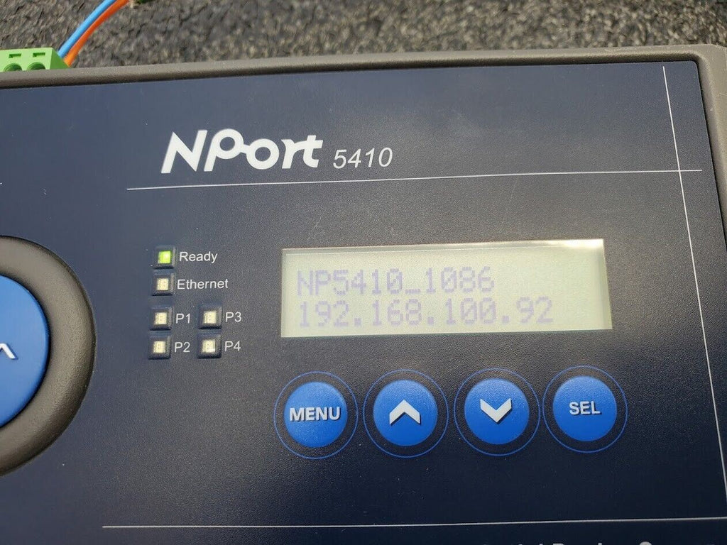 MOXA NPort 5410 4 Ports RS-232 Serial Device Server 10/100 Ethernet 12-48VDC