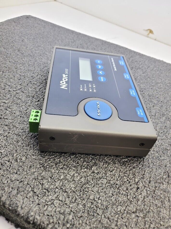 MOXA NPort 5410 4 Ports RS-232 Serial Device Server 10/100 Ethernet 12-48VDC
