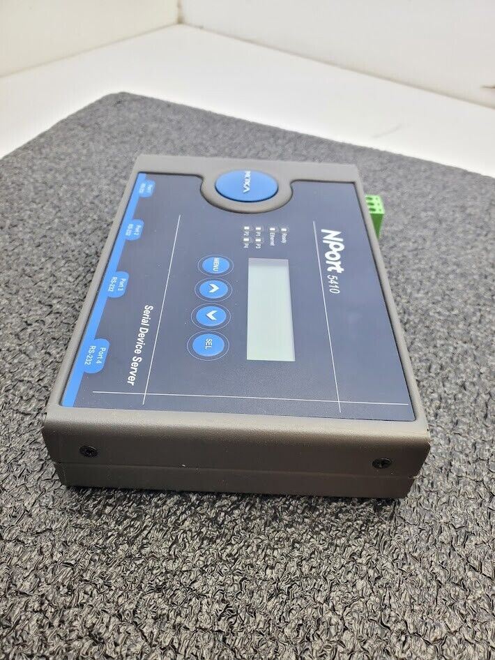 MOXA NPort 5410 4 Ports RS-232 Serial Device Server 10/100 Ethernet 12-48VDC