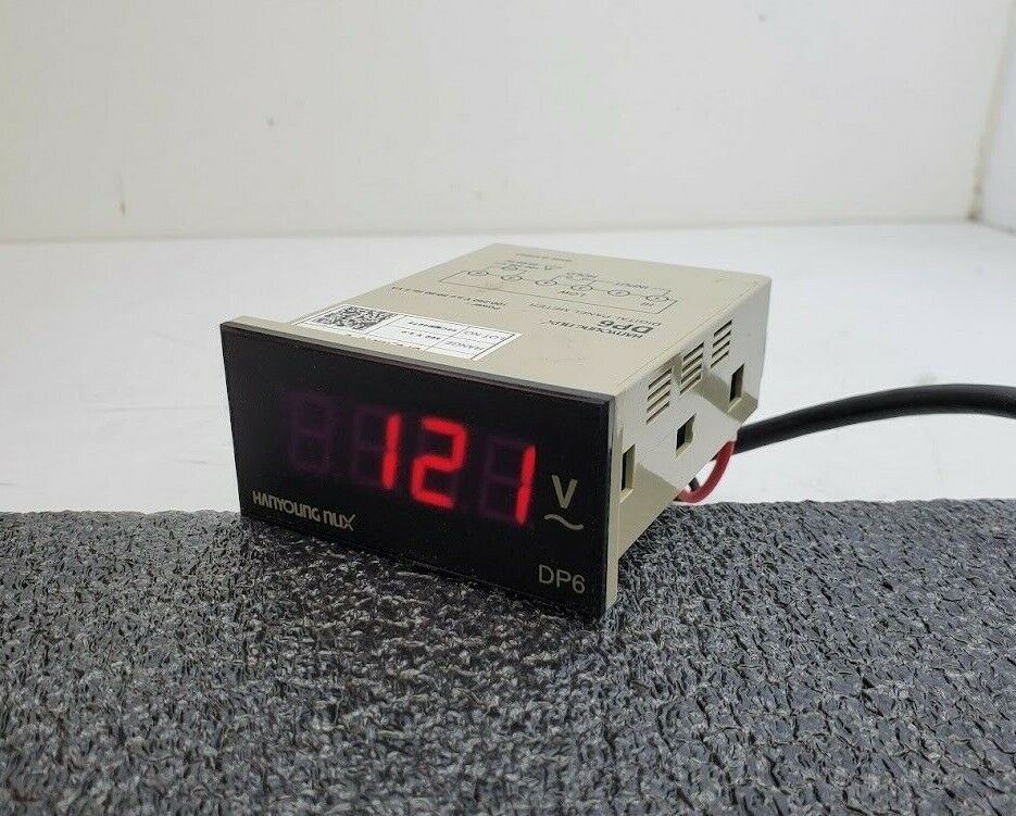 Hanyoung NUX DP6 Digital Panel Meter DP6_NA10-5 100-120VAC 50-60Hz 500VAC Range