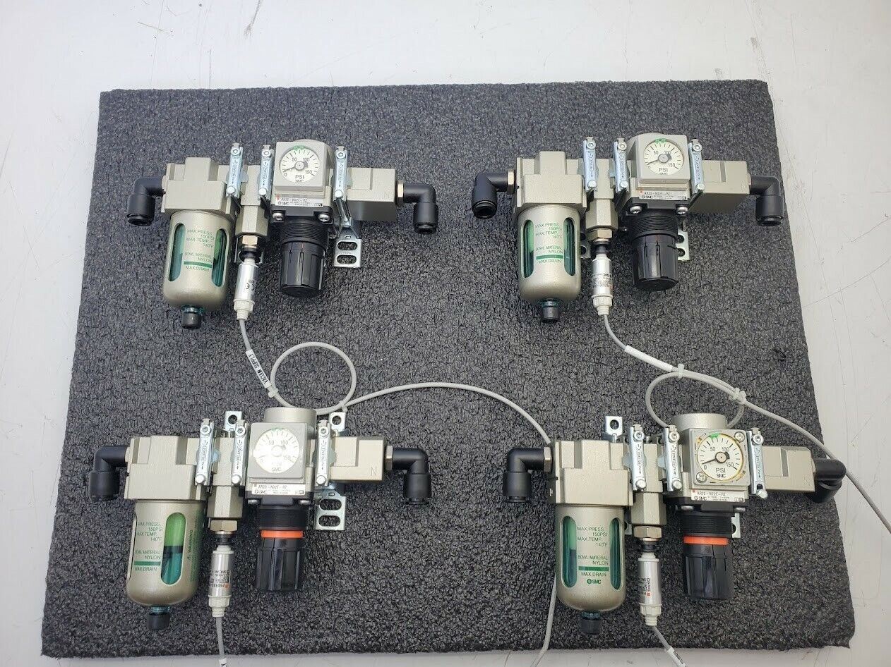 SMC AR20-N02E-RZ Regulator + AFM20-N02-6CZ Air Filter + PSE530-R06 Sensor