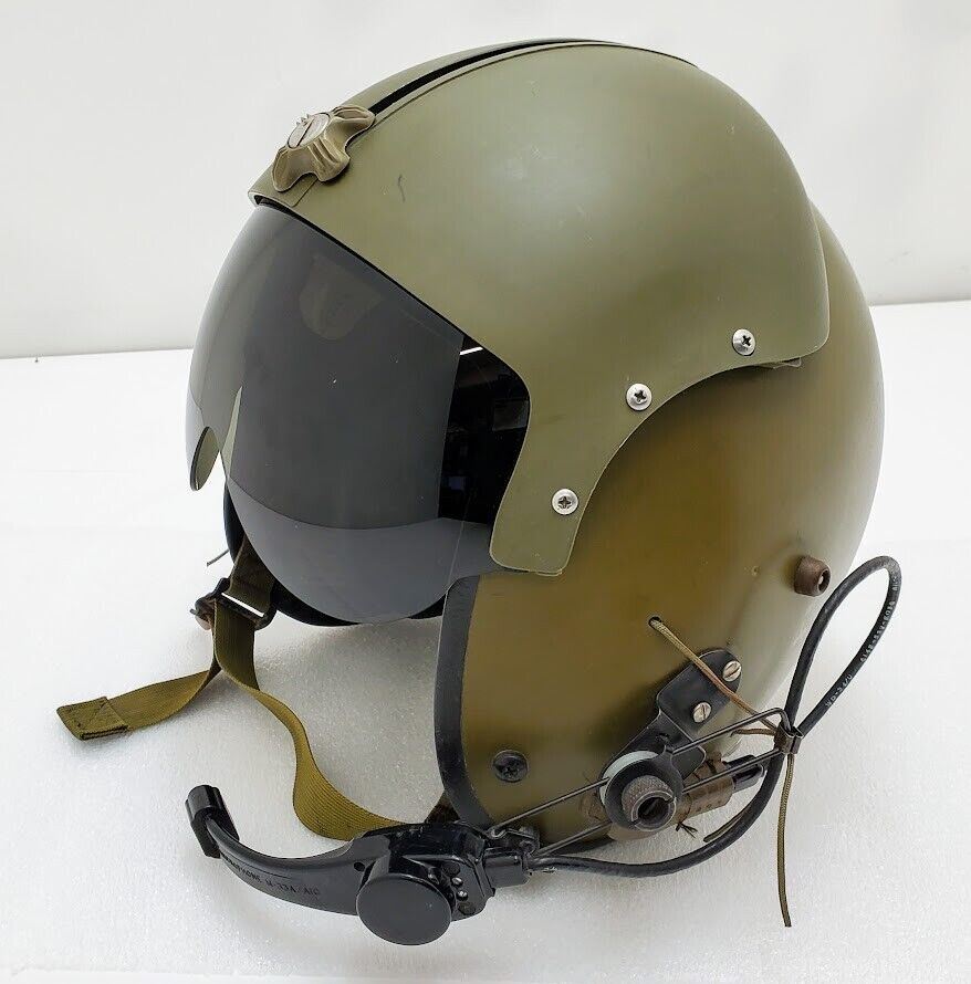 1968 USGI Gentex APH-5 Vietnam War Military Chopper Flight Helmet 8415-782-3037