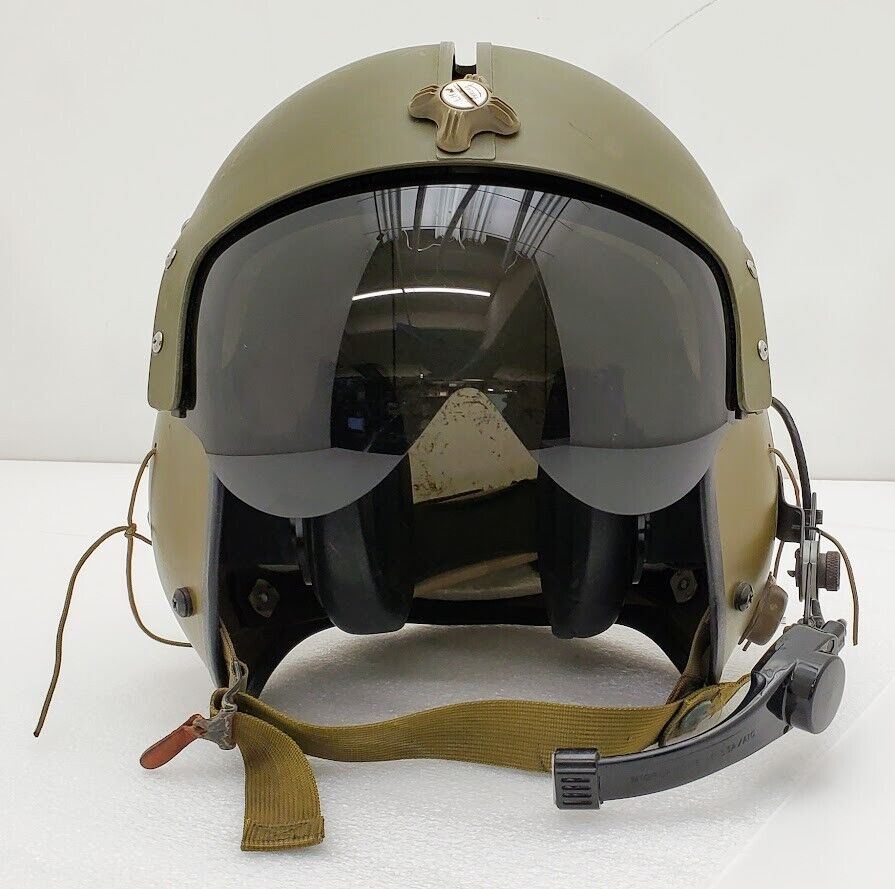 1968 USGI Gentex APH-5 Vietnam War Military Chopper Flight Helmet 8415-782-3037