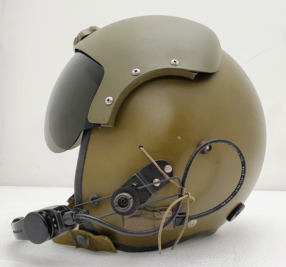 1968 USGI Gentex APH-5 Vietnam War Military Chopper Flight Helmet 8415-782-3037